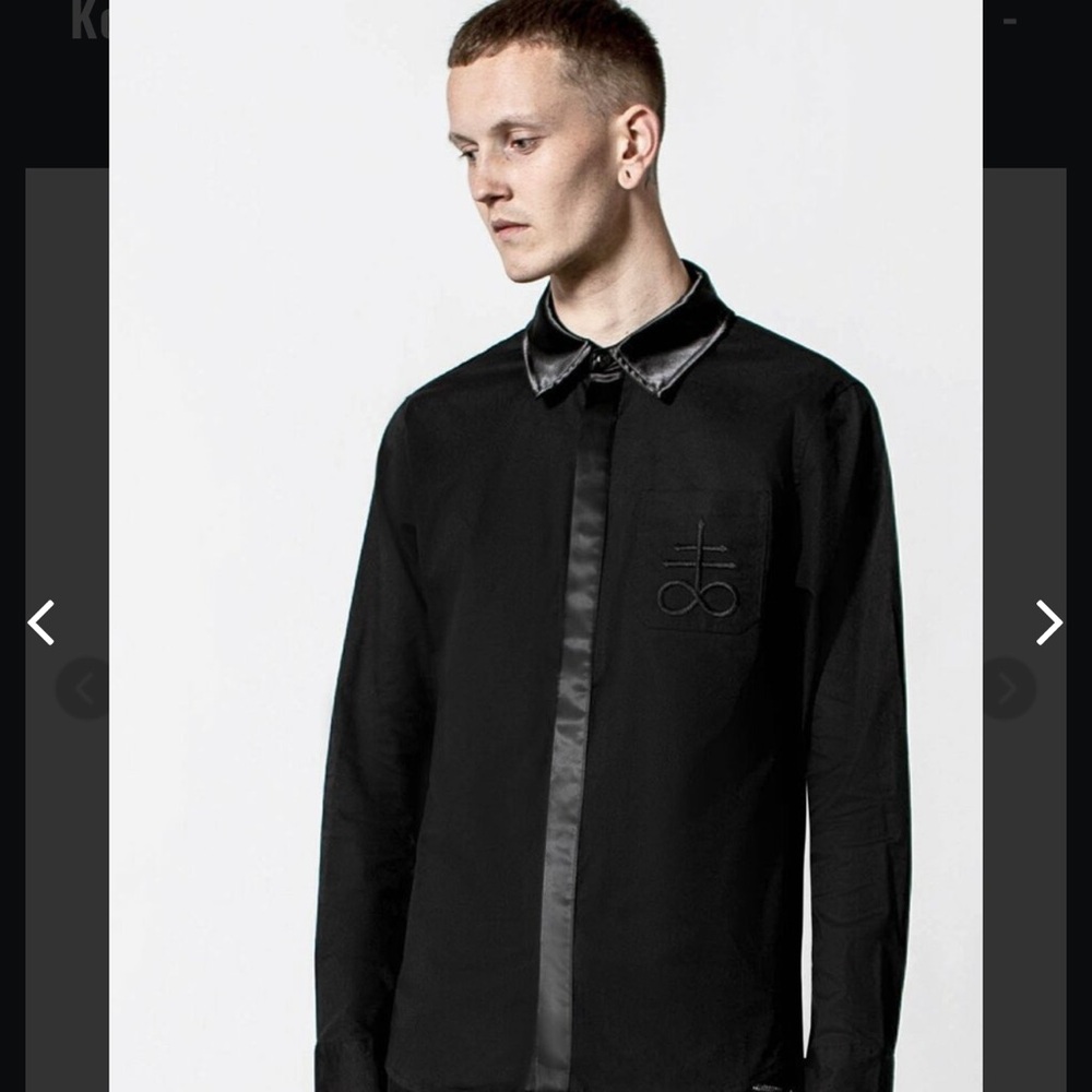 Killstar Black Shirt Jacket